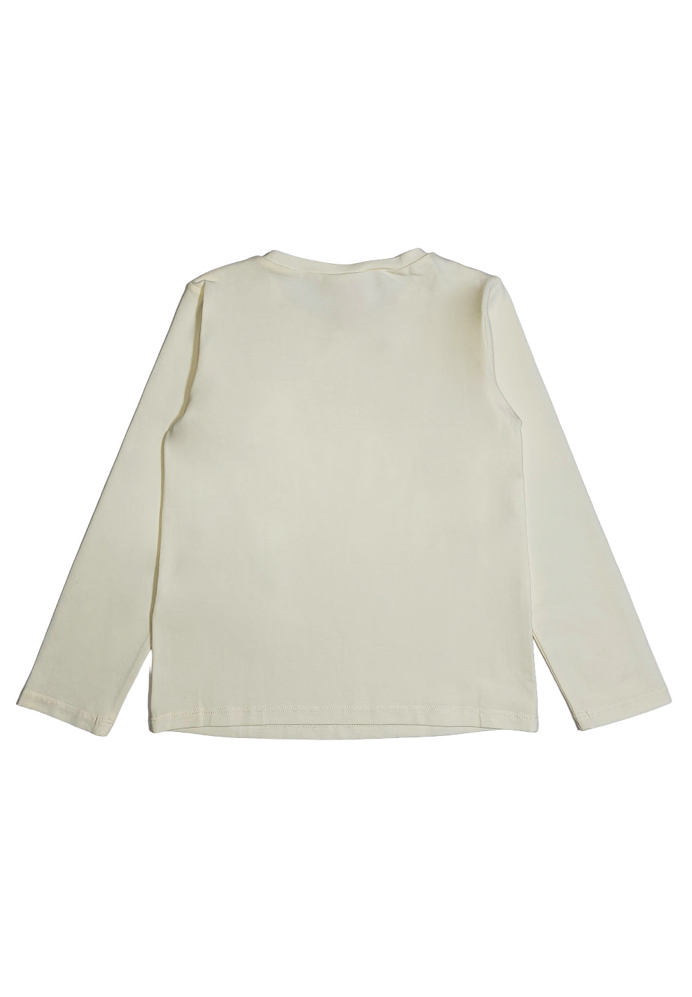 T-shirt crema per bambina