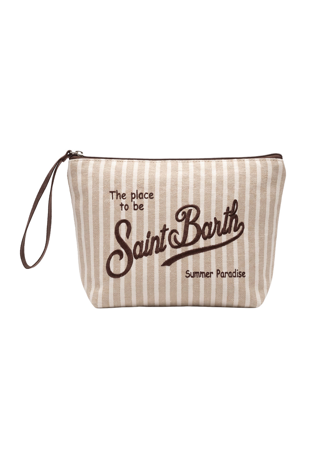 Pochette lino beige per bambina