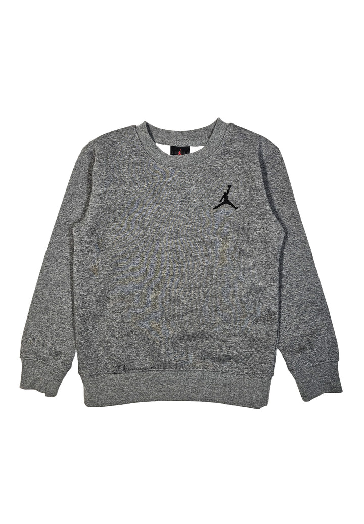 Gray crewneck sweatshirt for boy