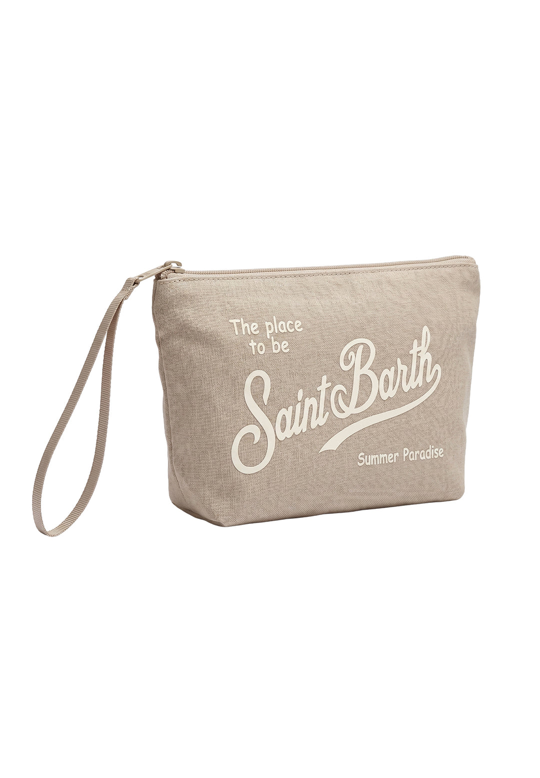 Pochette lino beige per bambina