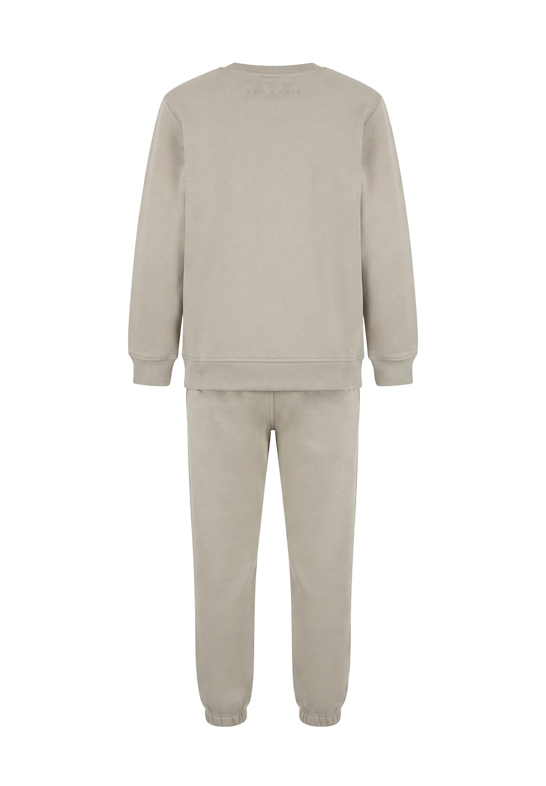 Completo felpa grigio agata per bambino