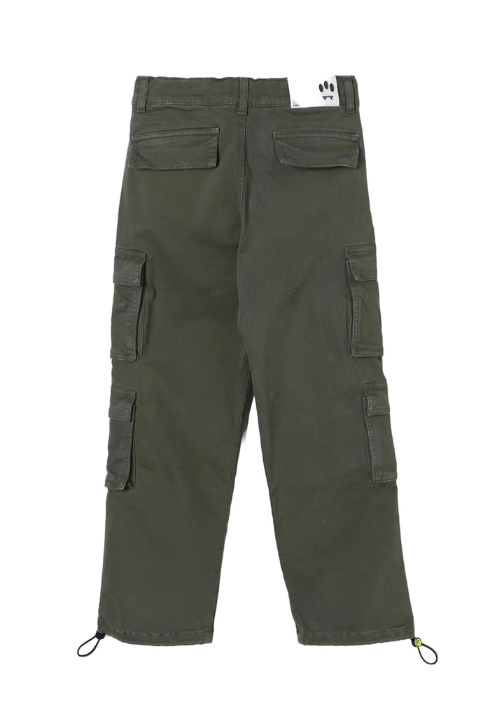 Pantalone cargo verde per bambino