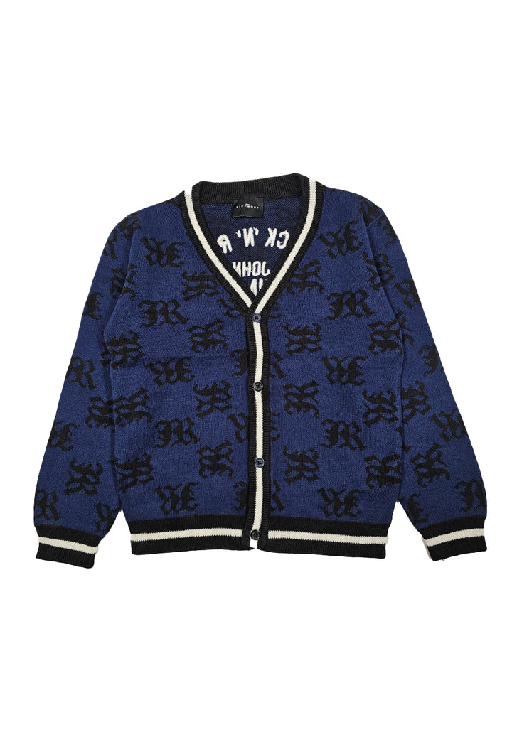 Blue cardigan for boy