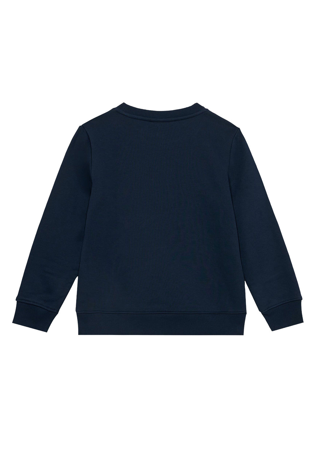 Felpa girocollo blu navy per bambino