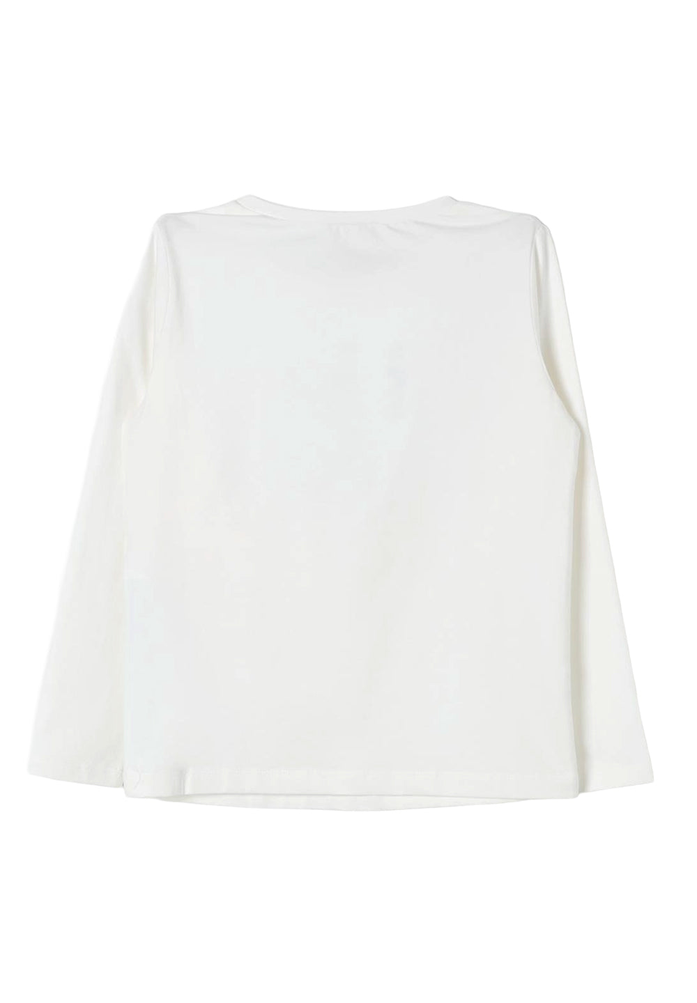 T-shirt crema per bambina