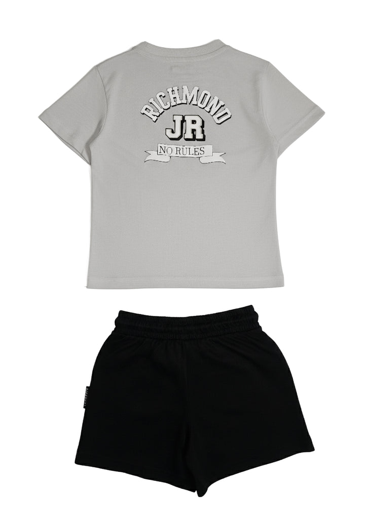 Completo grigio-nero per bambino