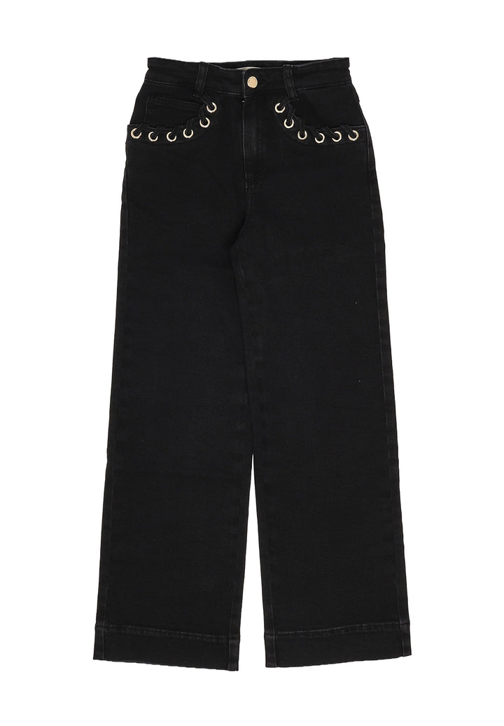 Jeans nero per bambina
