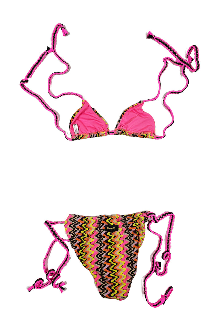 Costume bikini multicolor per bambina