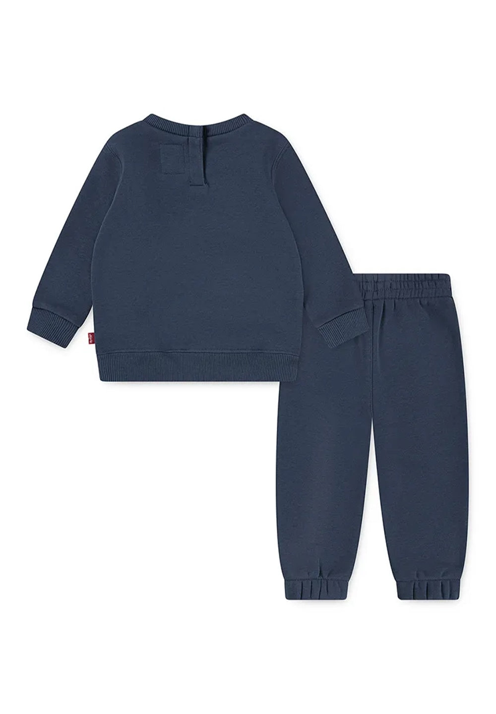 Completo felpa blu per neonato