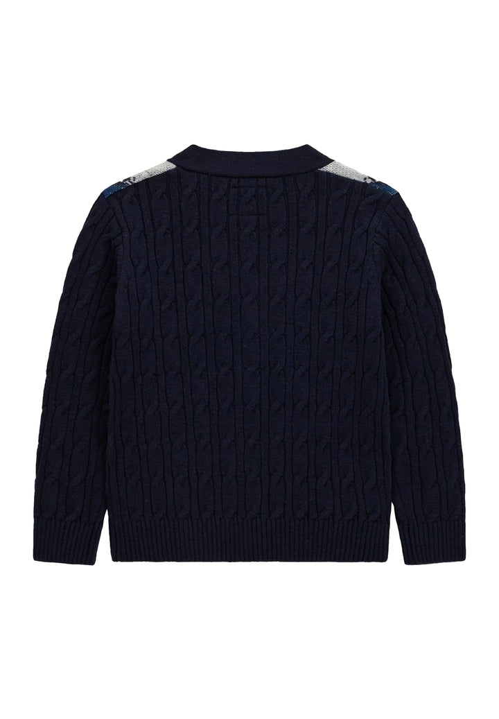 Cardigan blu per bambino