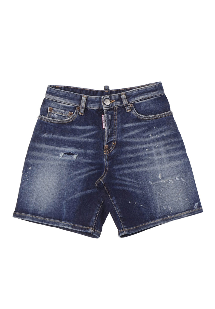 Bermuda denim blu per bambino