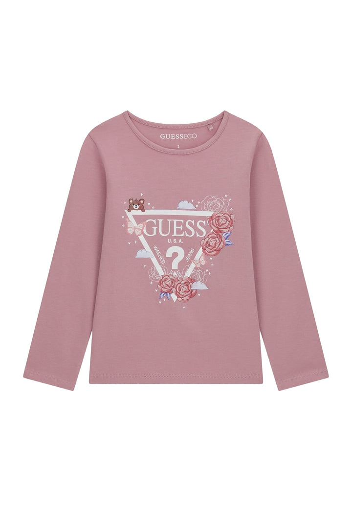 T-shirt rosa per bambina