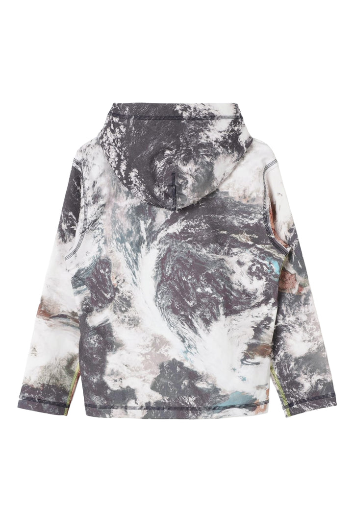 Felpa cappuccio multicolor per bambino