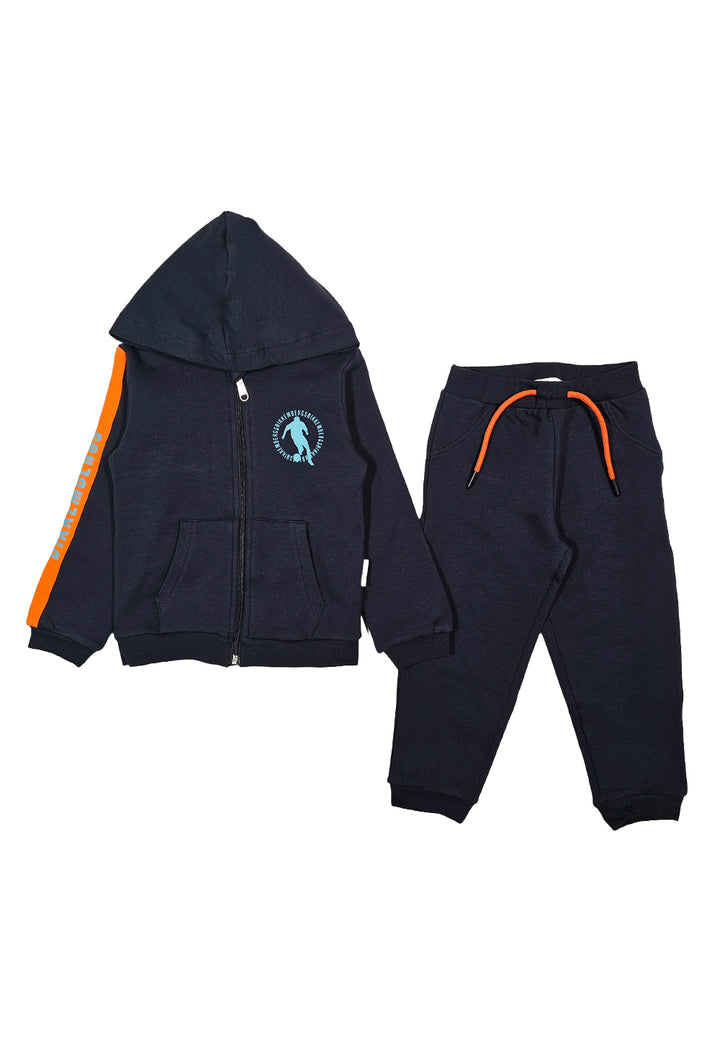 Blaues Sweatshirt-Set für Jungen