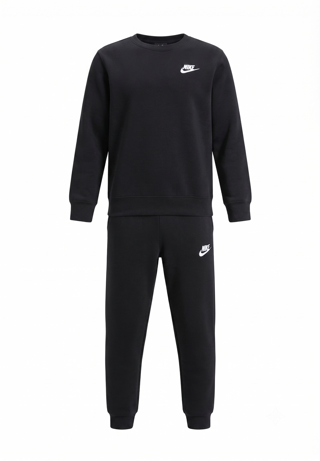Completo felpa nero per bambino