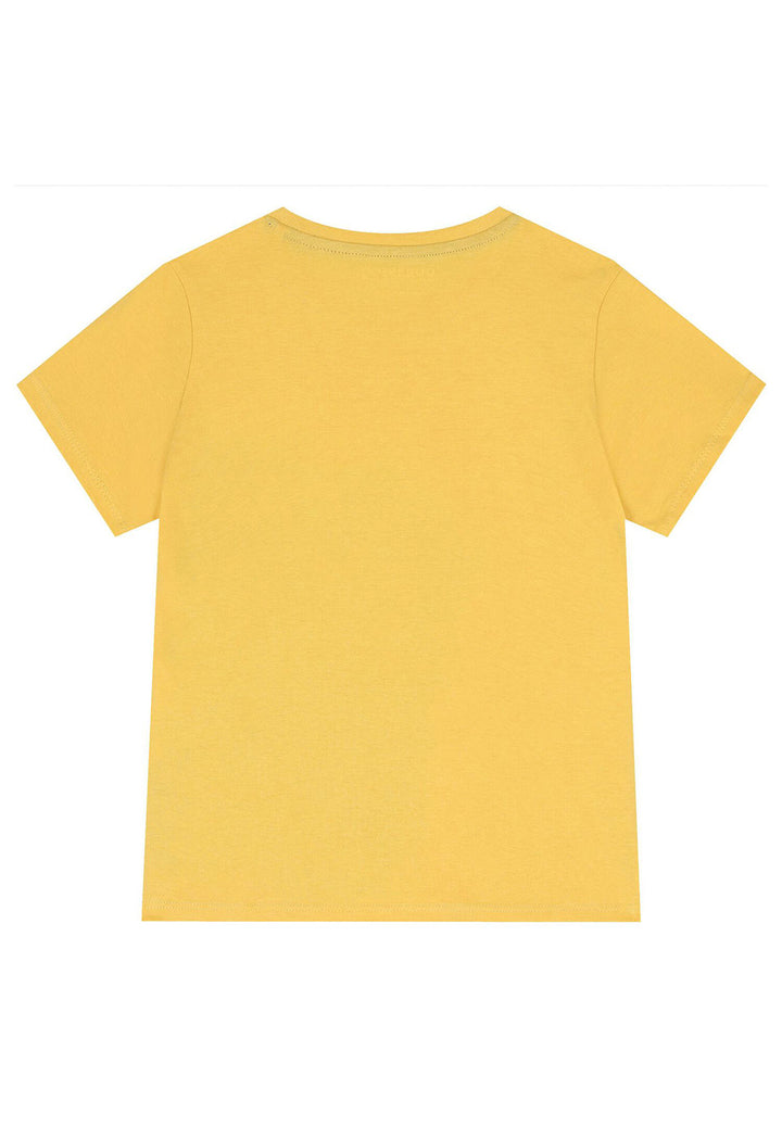 T-shirt senape per bambino