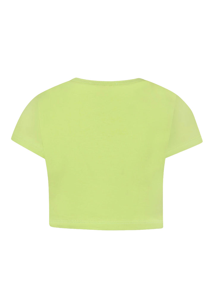 T-shirt cropped lime per bambina