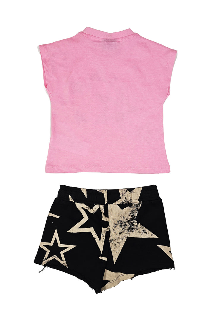 Pink-black outfit for girls