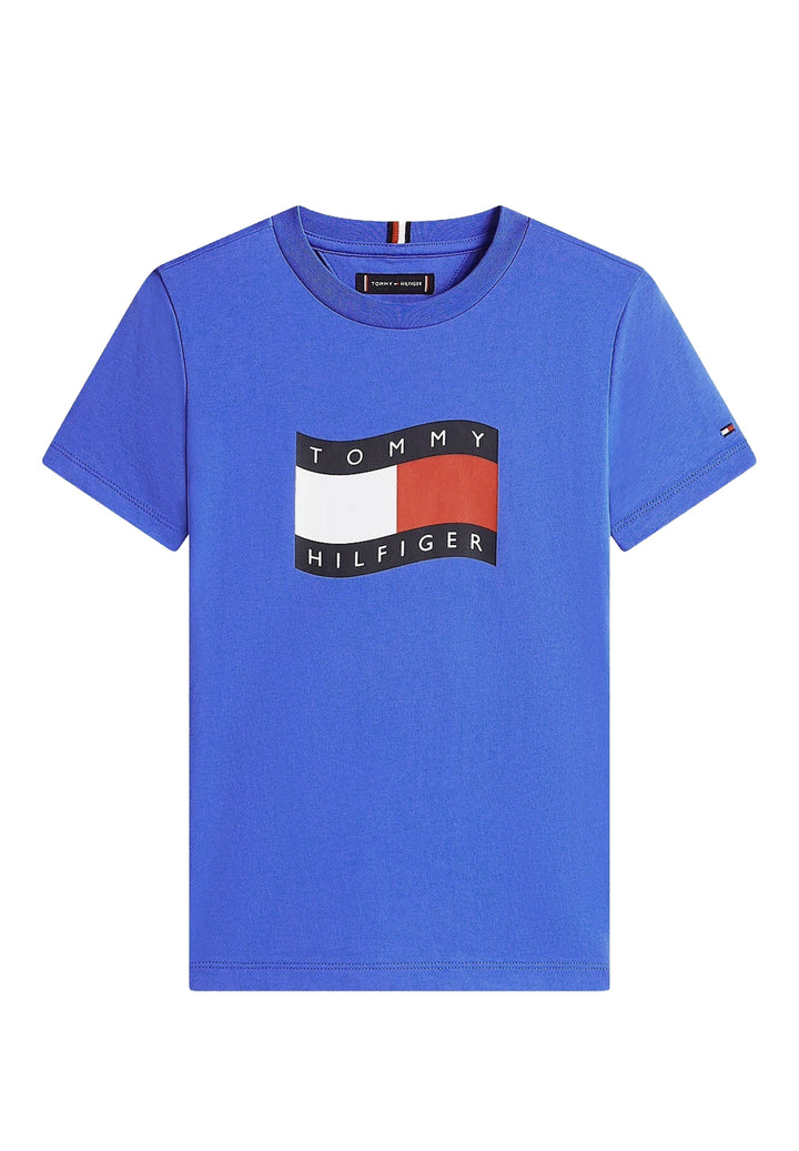 T-shirt blu per bambino