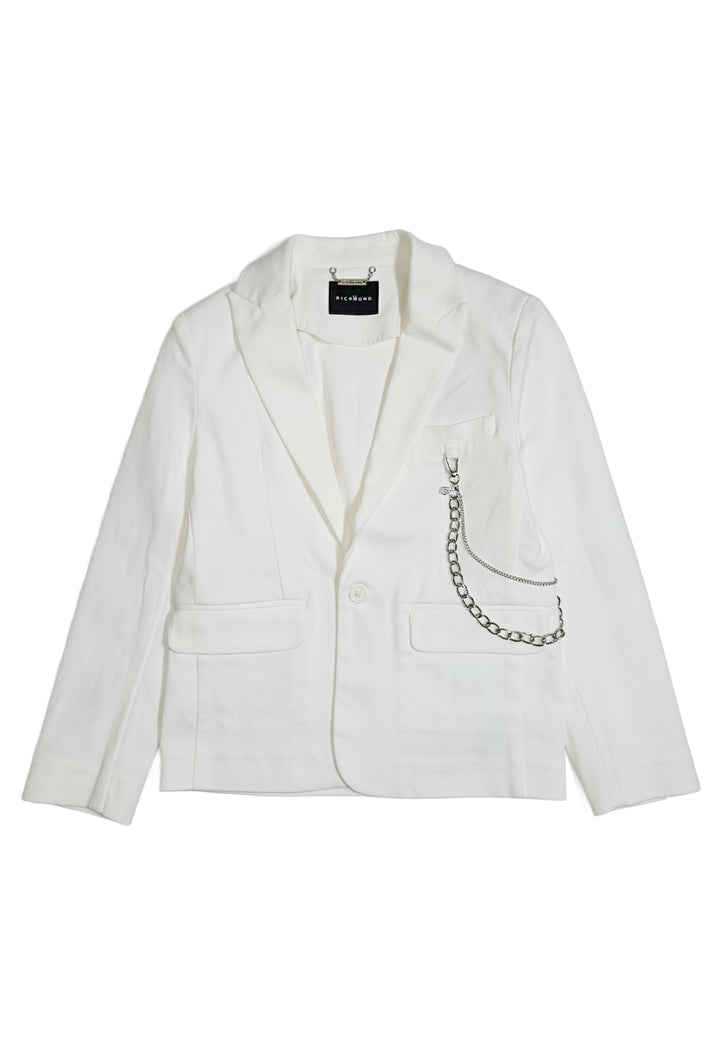 Weiße Jacke für Kinder