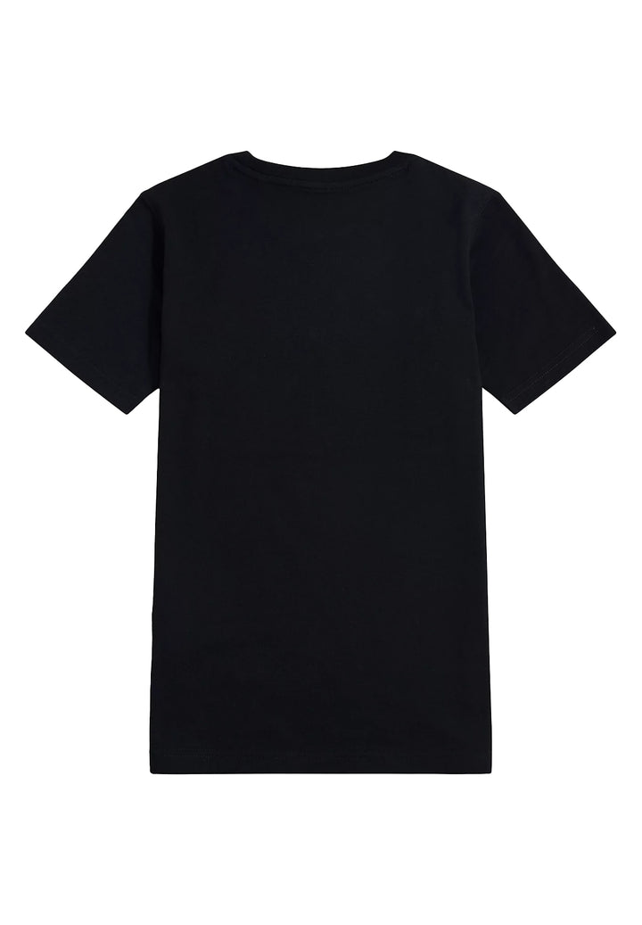 T-shirt nera per bambino