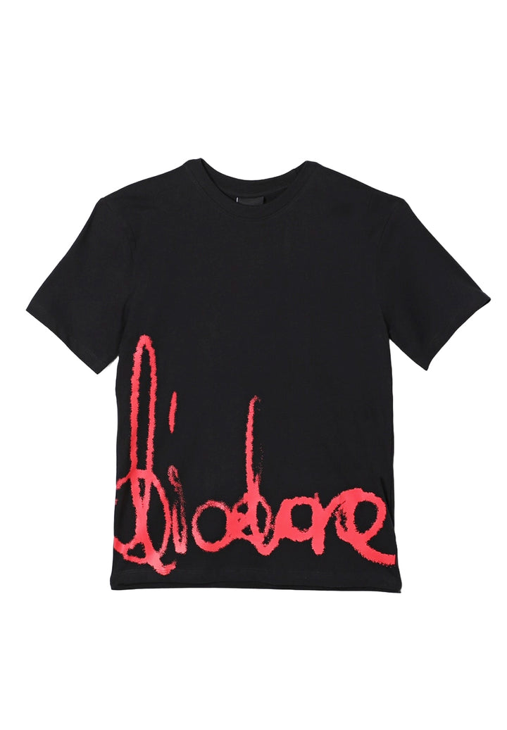 T-shirt nera per bambino