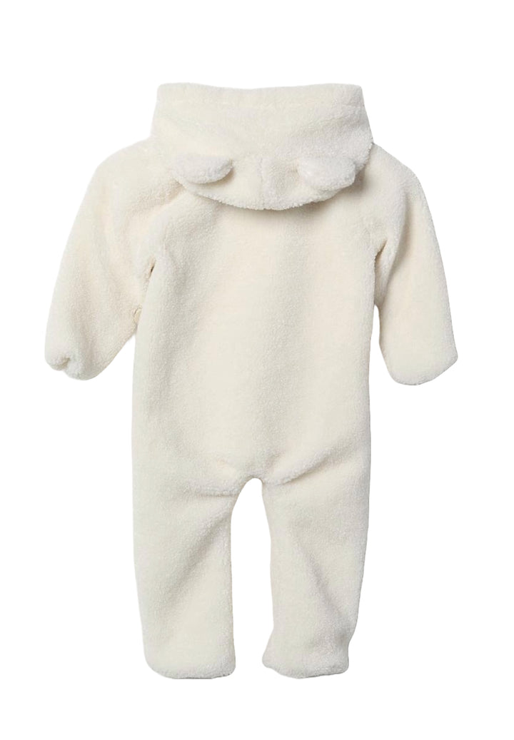 Tuta teddy crema per neonato