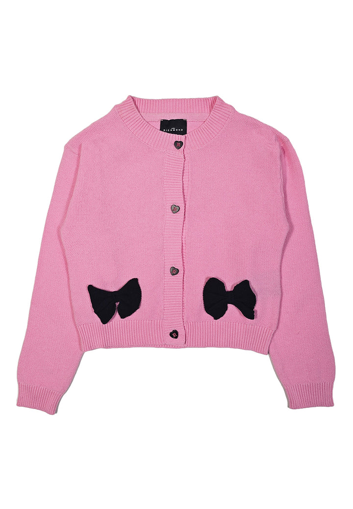 Cardigan rosa per neonata