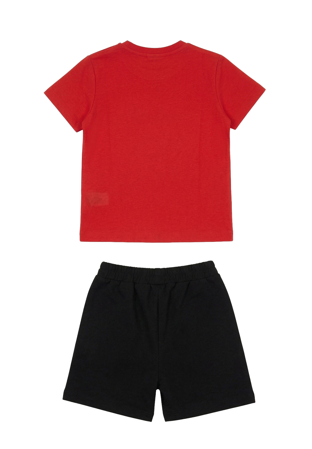 Completo rosso-nero per neonato
