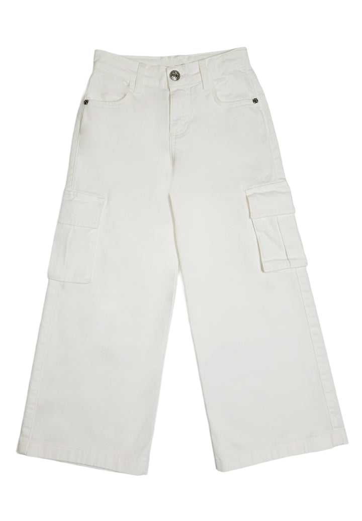 Pantalon blanc pour fille