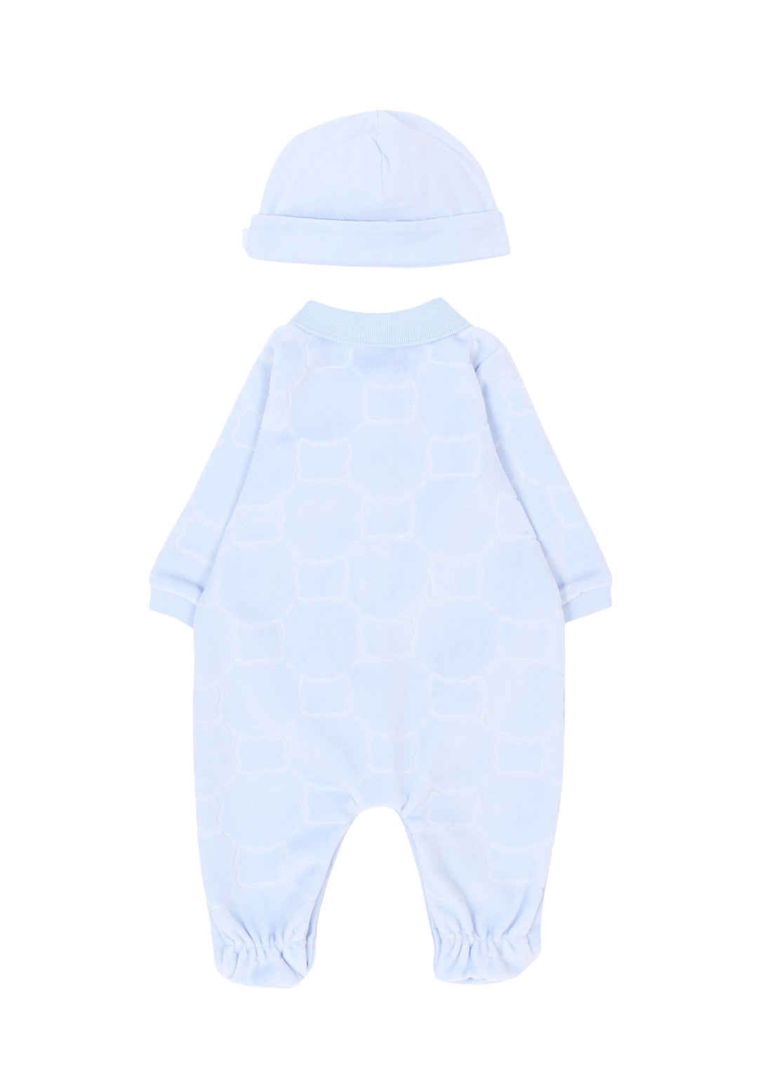 Set tutina celeste per neonato