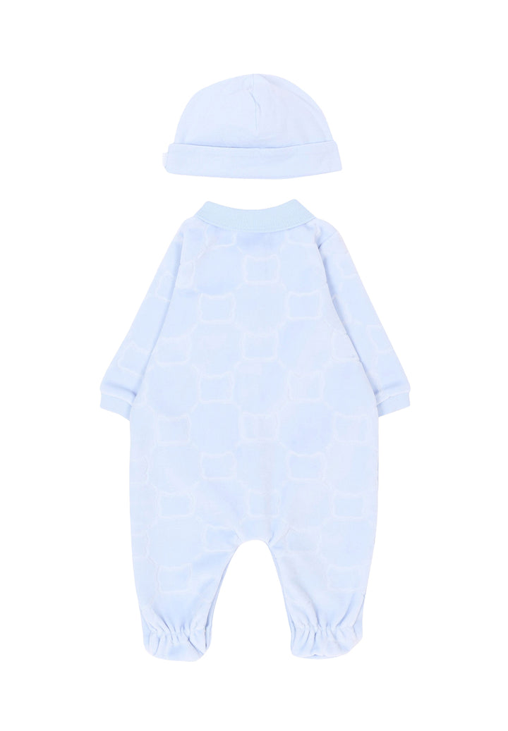 Set tutina celeste per neonato