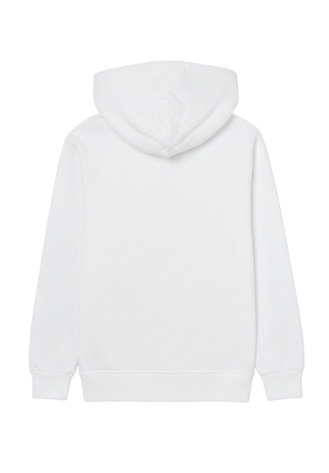 Felpa cappuccio bianca per bambino