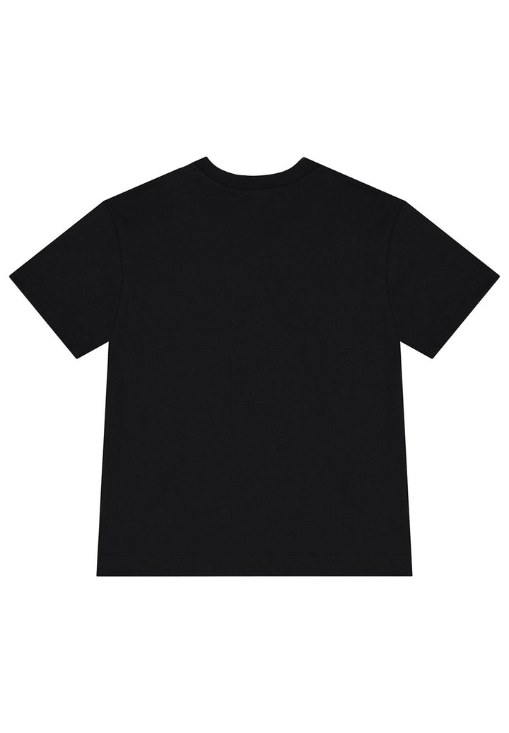 T-shirt nera per bambino