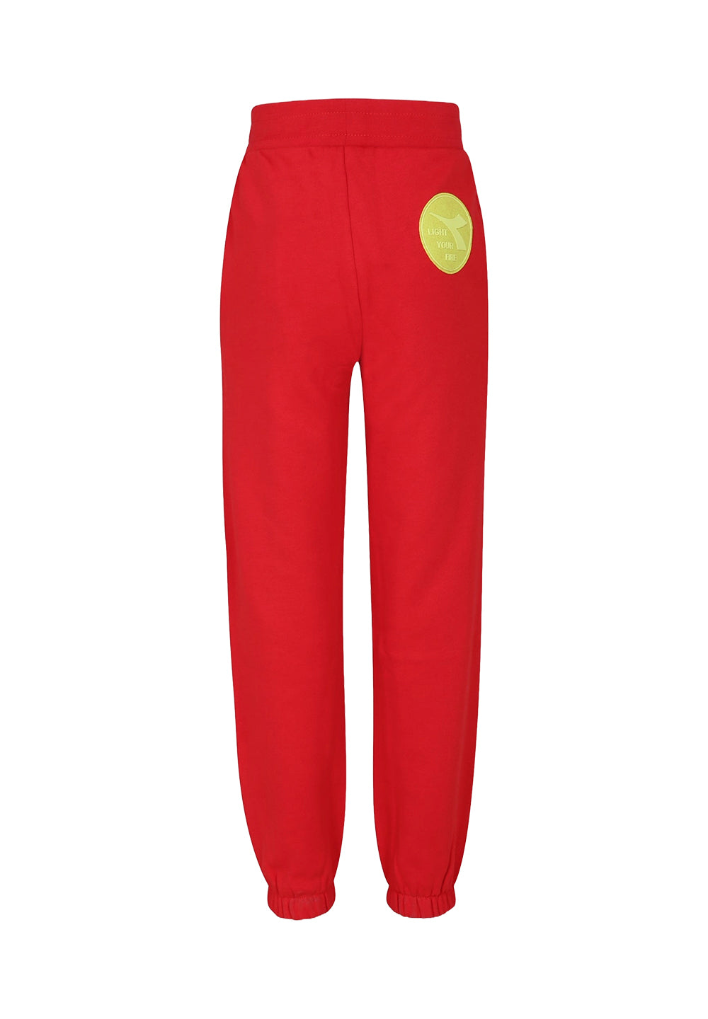 Red fleece trousers for boy