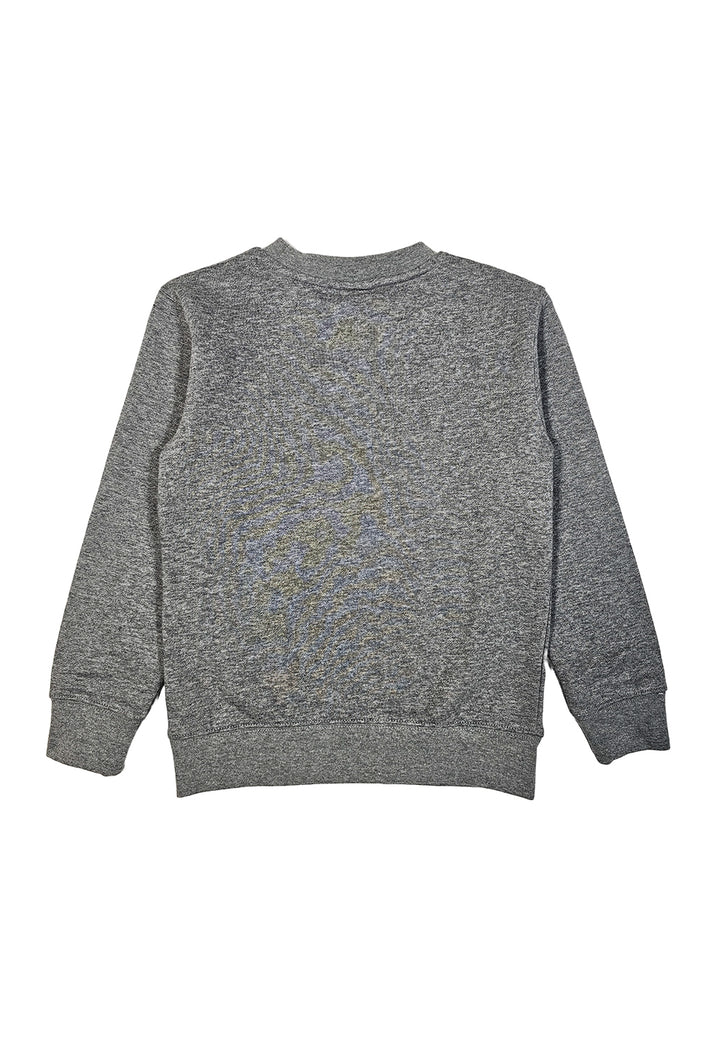 Gray crewneck sweatshirt for boy