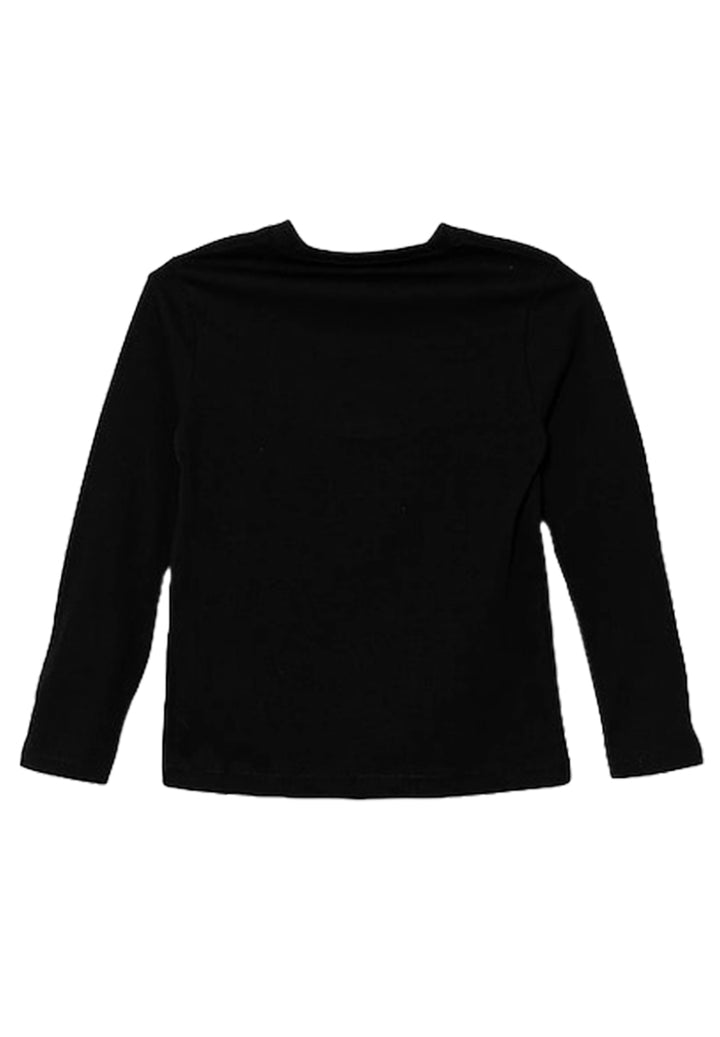T-shirt nera per bambino