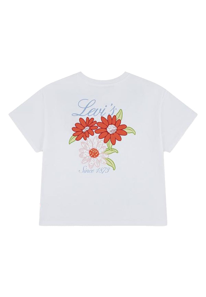 T-shirt bianca per bambina