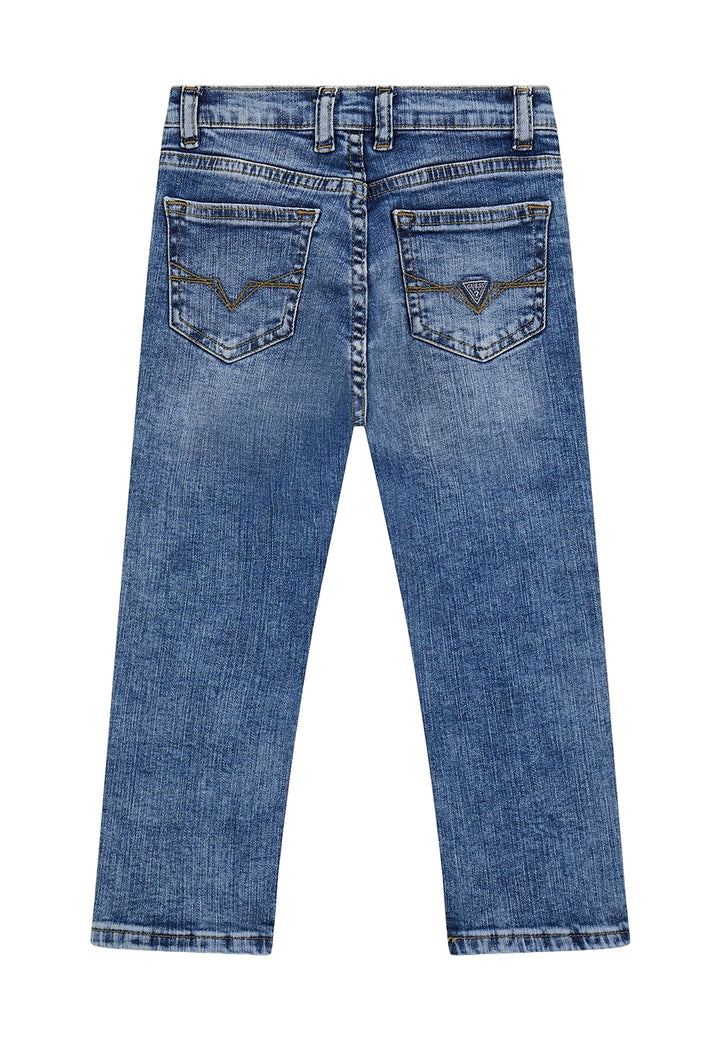 Jeans blu denim per neonato