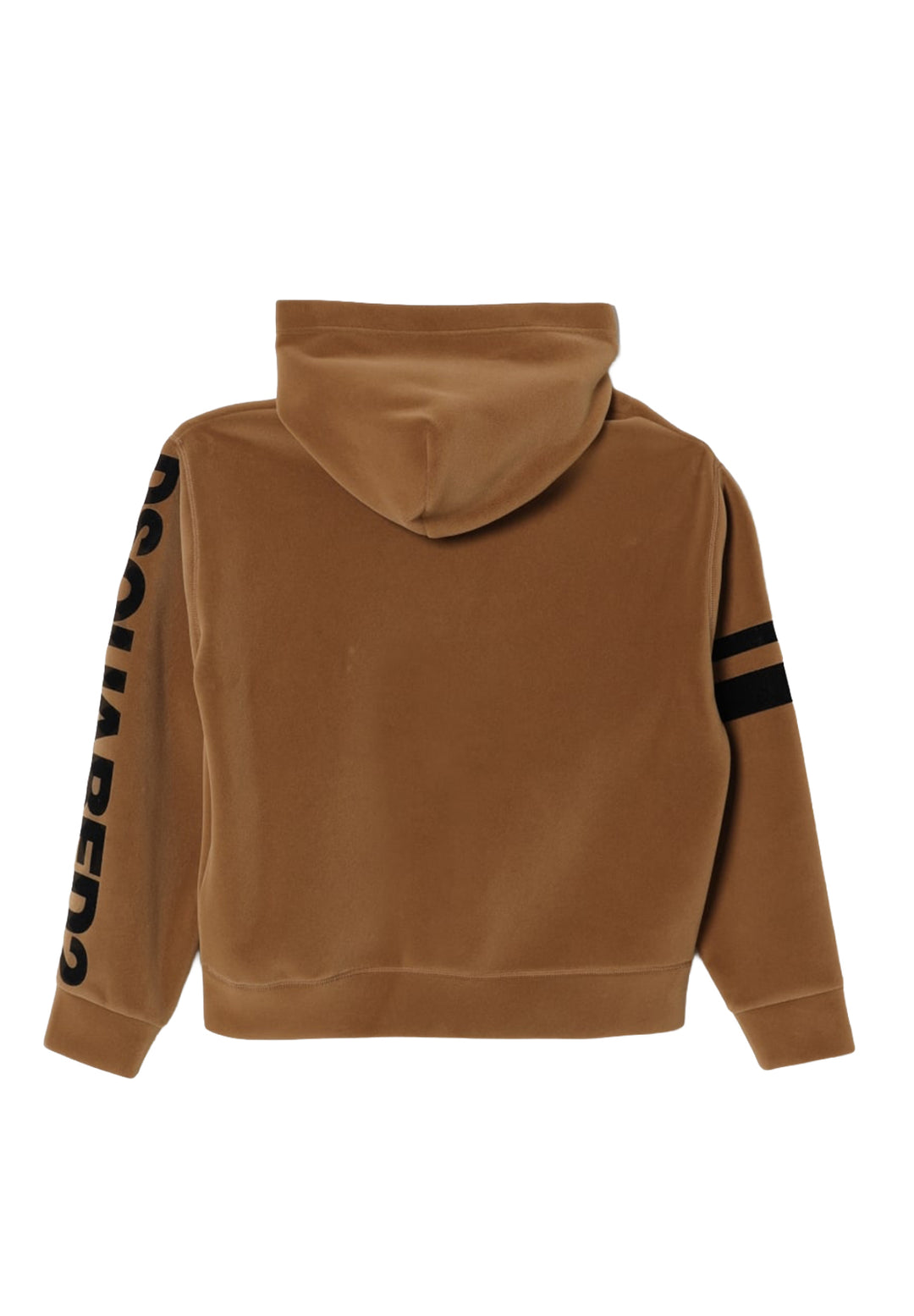 Felpa zip marrone per bambino