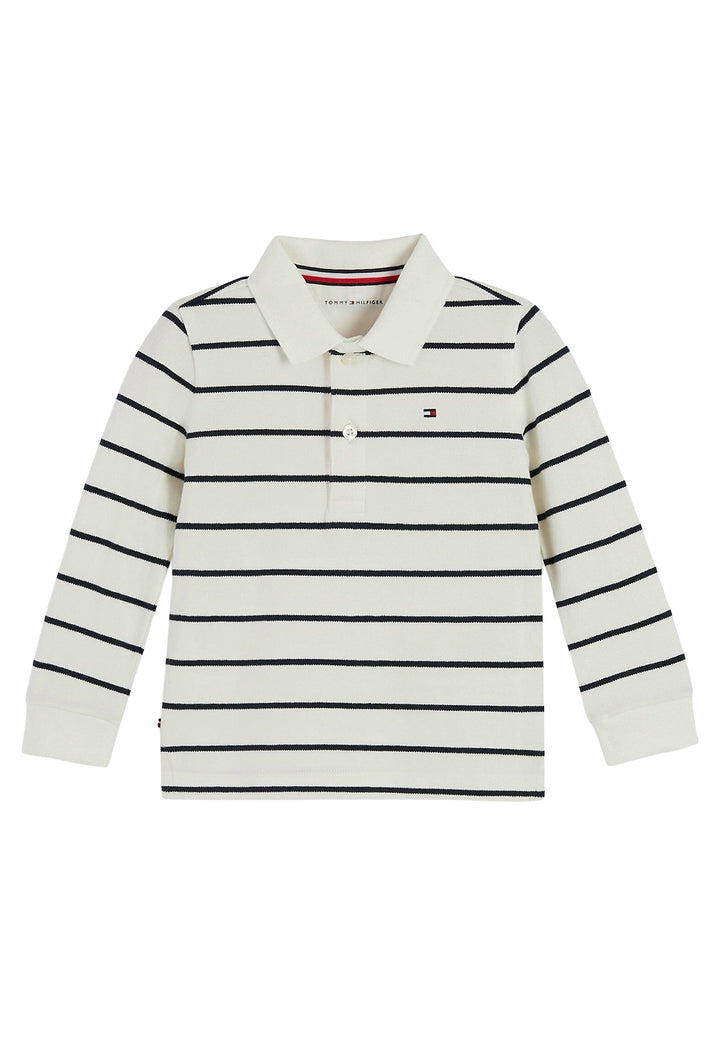Completo salopette blu denim per neonato