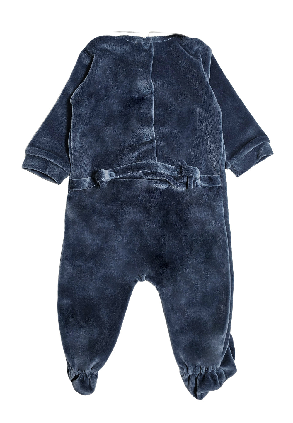 Tutina ciniglia blu per neonato