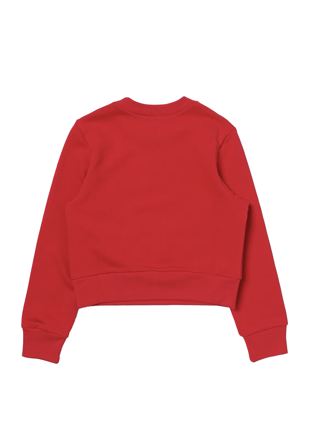 Red crewneck sweatshirt for girls