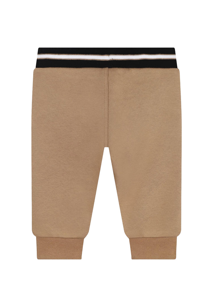 Pantalone felpa beige per bambino