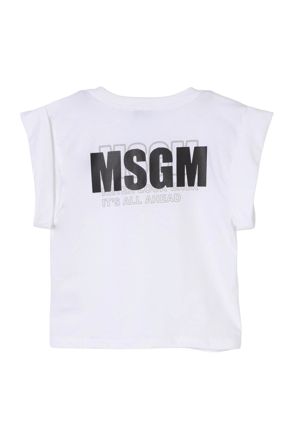 T-shirt bianca per bambina