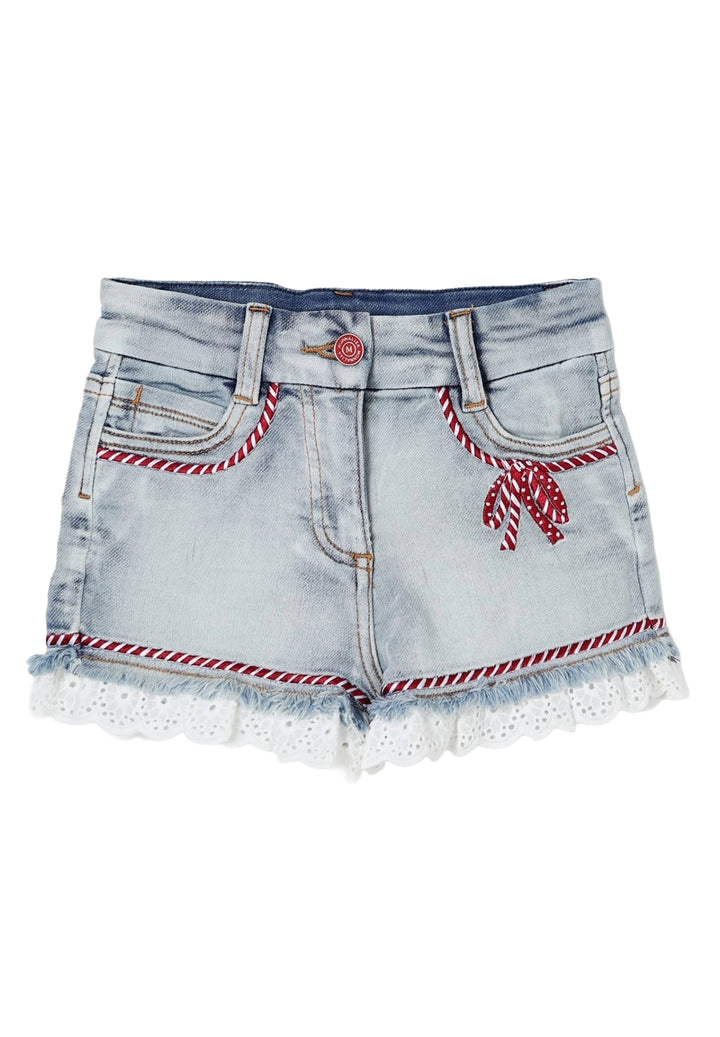 Blaue Jeansshorts für Mädchen