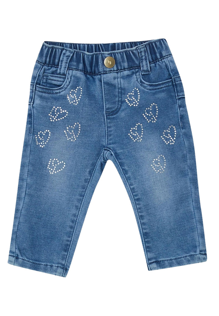 Jeans blu denim per neoanata