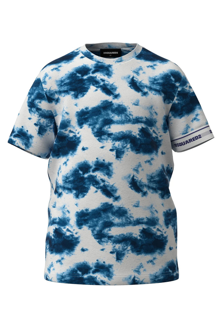 T-shirt blu per bambino