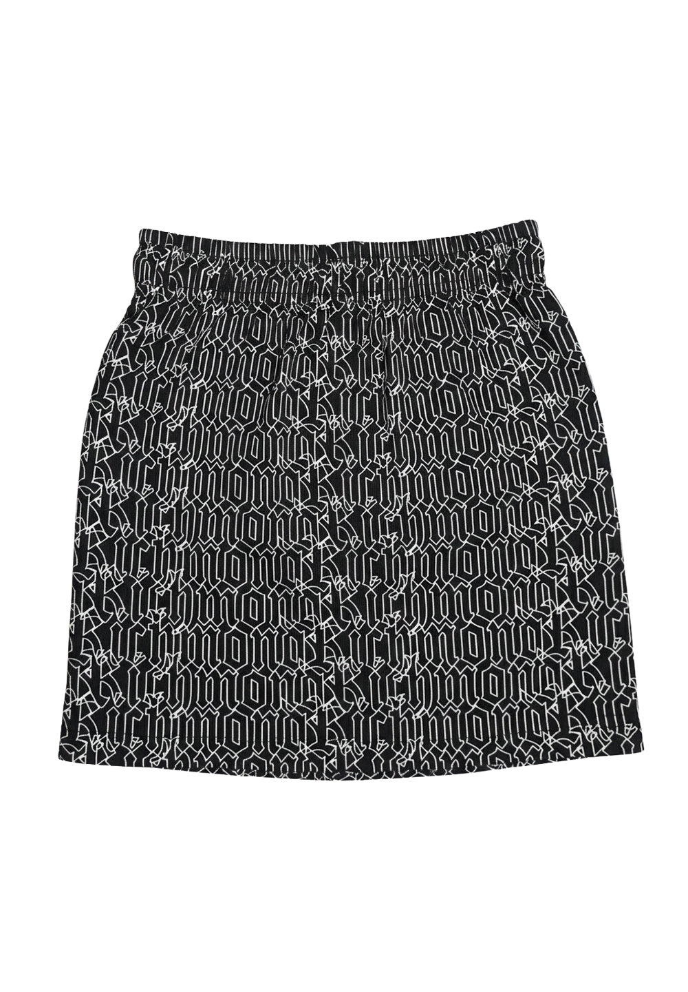 Gonna felpa nera per bambina