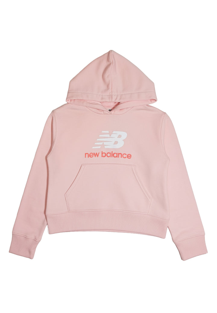 Felpa cappuccio rosa per bambina